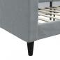 Preview: Tagesbett Hellgrau 80x200 cm Stoff