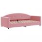 Preview: Tagesbett Rosa 90x200 cm Samt