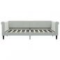 Preview: Tagesbett Hellgrau 90x190 cm Samt