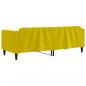 Preview: Tagesbett Gelb 80x200 cm Samt