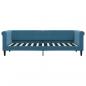 Preview: Tagesbett Blau 80x200 cm Samt