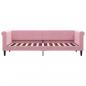 Preview: Tagesbett Rosa 80x200 cm Samt