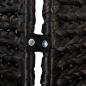 Preview: Paravent 3-tlg. Schwarz 122x180 cm Wasserhyazinthe
