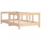 Preview: Kinderbett 70x140 cm Massivholz Kiefer