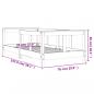 Preview: Kinderbett 70x140 cm Massivholz Kiefer