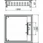Preview: Obo Bettermann GES9-3B U 9011 Geräteeinsatz für Universalmontage 264x264x67, PA, graphitschwarz