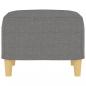 Preview: Fußhocker Dunkelgrau 60x50x41 cm Stoff