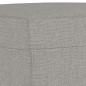 Preview: Fußhocker Hellgrau 60x50x41 cm Stoff