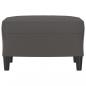 Preview: Fußhocker Grau 60x50x41 cm Kunstleder