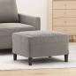 Preview: ARDEBO.de - Fußhocker Hellgrau 60x50x41 cm Samt