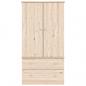 Preview: Kleiderschrank ALTA 90x55x170 cm Massivholz Kiefer