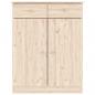 Preview: Schuhschrank ALTA 77x35x96 cm Massivholz Kiefer