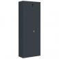 Preview: Aktenschrank Anthrazit 90x40x240 cm Stahl