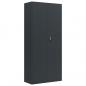 Preview: Aktenschrank Anthrazit 90x40x240 cm Stahl