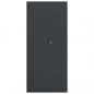Preview: Aktenschrank Anthrazit 90x40x240 cm Stahl