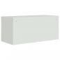 Preview: Aktenschrank Hellgrau 90x40x130 cm Stahl