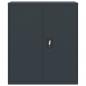 Preview: Aktenschrank Anthrazit 90x40x145 cm Stahl
