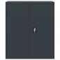 Preview: Aktenschrank Anthrazit 90x40x105 cm Stahl