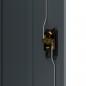 Preview: Aktenschrank Anthrazit 90x40x105 cm Stahl