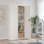 Preview: ARDEBO.de - Aktenschrank Weiß 90x40x180 cm Stahl