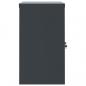 Preview: Aktenschrank Anthrazit 90x40x70 cm Stahl