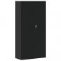 Preview: Aktenschrank Schwarz 90x40x180 cm Stahl