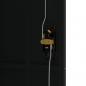 Preview: Aktenschrank Schwarz 90x40x180 cm Stahl