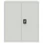 Preview: Aktenschrank Hellgrau 90x40x105 cm Stahl