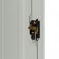 Preview: Aktenschrank Hellgrau 90x40x105 cm Stahl