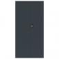 Preview: Aktenschrank Anthrazit 90x40x180 cm Stahl