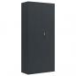 Preview: Aktenschrank Anthrazit 90x40x200 cm Stahl