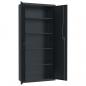 Preview: Aktenschrank Anthrazit 90x40x200 cm Stahl