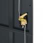 Preview: Aktenschrank Anthrazit 90x40x200 cm Stahl