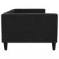 Preview: Tagesbett Schwarz 90x200 cm Stoff