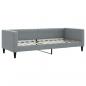 Preview: Tagesbett Hellgrau 80x200 cm Stoff