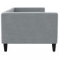 Preview: Tagesbett Hellgrau 80x200 cm Stoff