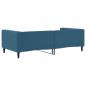 Preview: Tagesbett Blau 100x200 cm Samt