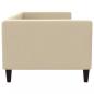 Preview: Tagesbett Creme 80x200 cm Stoff