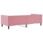 Preview: Tagesbett Rosa 90x200 cm Samt
