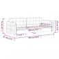 Preview: Tagesbett Blau 80x200 cm Samt