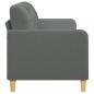 Preview: 3-Sitzer-Sofa Dunkelgrau 180 cm Stoff