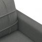 Preview: 3-Sitzer-Sofa Dunkelgrau 180 cm Stoff