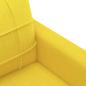 Preview: Sofasessel Hellgelb 60 cm Stoff