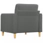 Preview: Sofasessel Dunkelgrau 60 cm Stoff