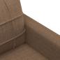 Preview: 3-Sitzer-Sofa Braun 180 cm Stoff