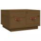 Preview: Couchtisch Honigbraun 60x53x35 cm Massivholz Kiefer