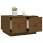 Preview: Couchtisch Honigbraun 60x53x35 cm Massivholz Kiefer