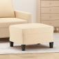 Preview: ARDEBO.de - Fußhocker Creme 60x50x41 cm Stoff