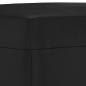 Preview: Fußhocker Schwarz 60x50x41 cm Kunstleder