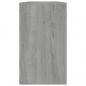 Preview: Schuhbank Grau Sonoma 80x24x45 cm Holzwerkstoff